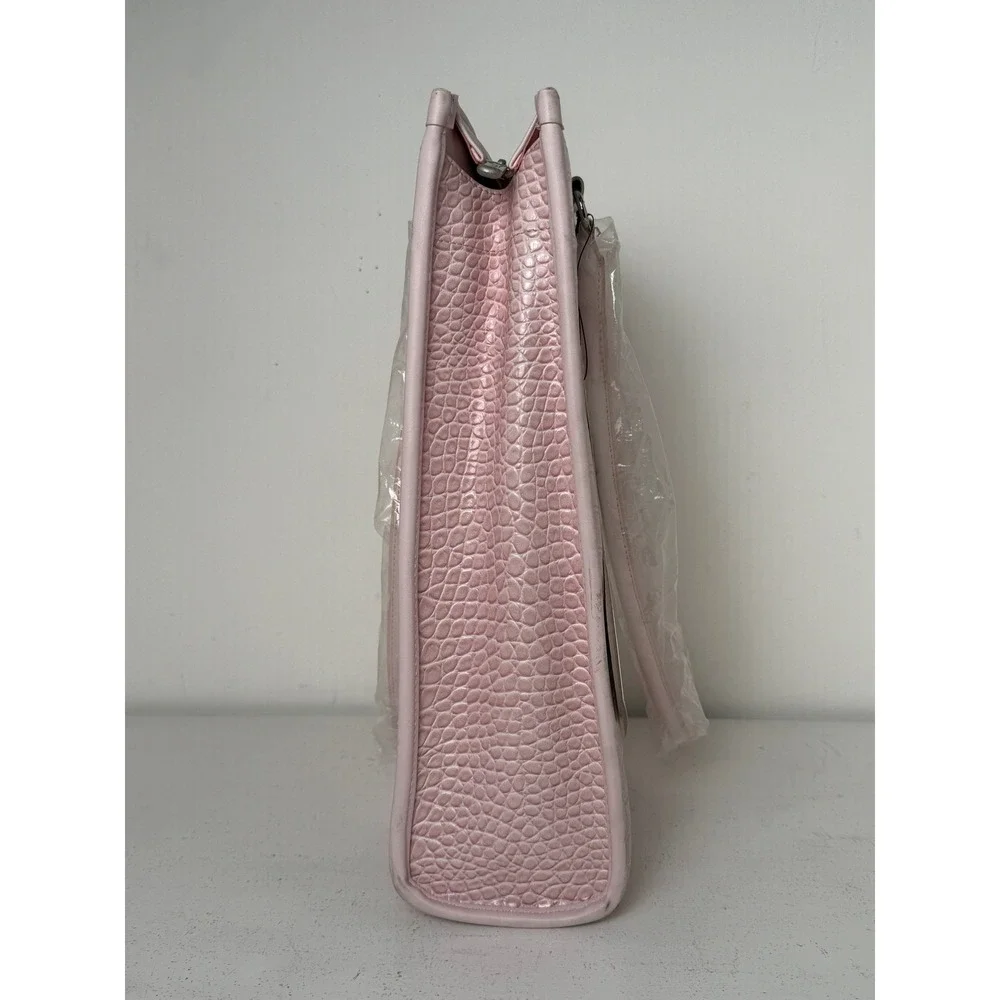 Pink‎ faux Croc Embossed Ladies Laptop Bag 15.4 TLT019US NWT book bag